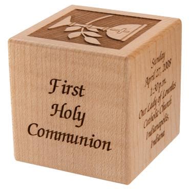 first communion engraving ideas|Personalized First Communion Block .